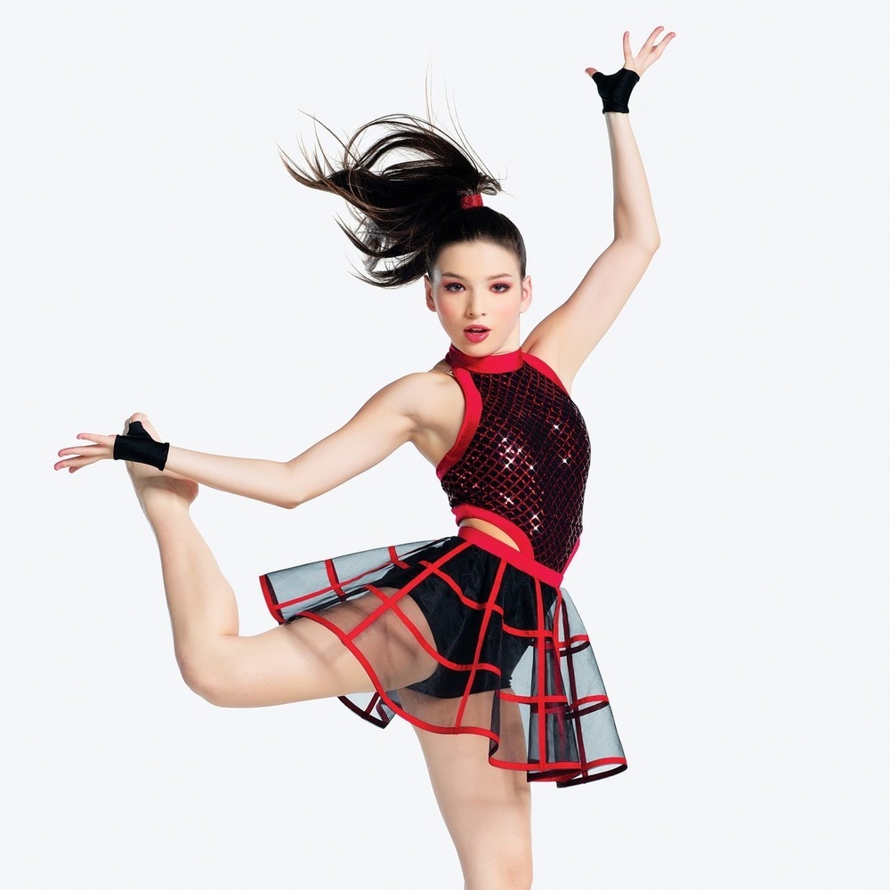 Revolution TENTH HOUSE Dance Leotard Costume DO IT FOR THE MUSIC Sequin LA